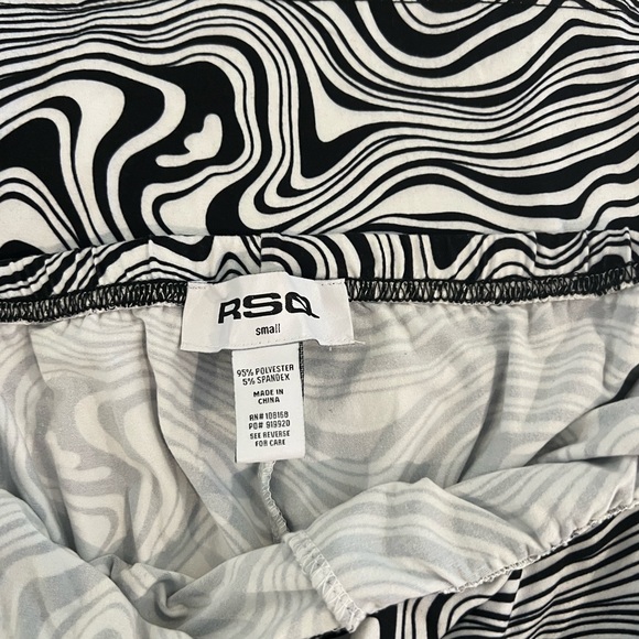 RSQ spandex flare zebra print pants in size S. - Picture 3 of 3